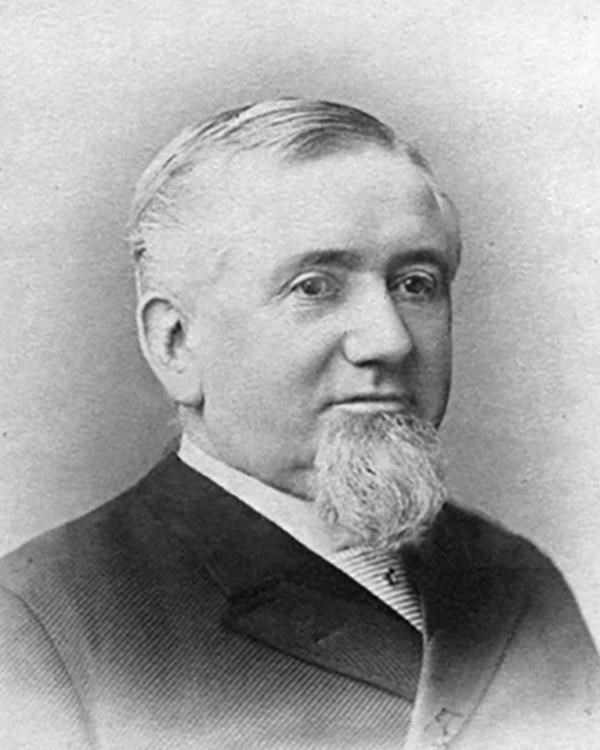 black and white photo of George Pullman